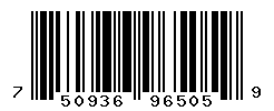 UPC barcode number 7509368965059