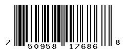UPC barcode 750958176868