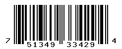 UPC barcode number 751349334294