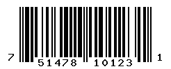 UPC barcode number 751478101231