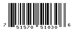 upc 751570510306 barcode image