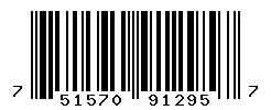 UPC barcode number 751570912957