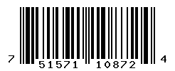 UPC barcode number 751571108724