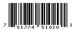 UPC barcode 751774510201