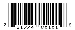 UPC barcode 751774801019