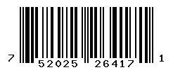 upc 752025264171 barcode image