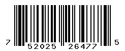 UPC barcode 752025264775