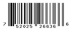 UPC barcode 752025266366