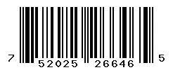 UPC barcode 752025266465