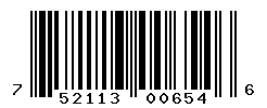 UPC barcode number 752113006546