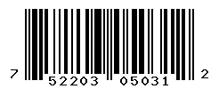 UPC barcode 752203050312