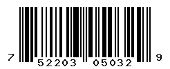 UPC barcode 752203050329