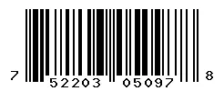 UPC barcode 752203050978