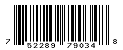 UPC barcode number 752289790348