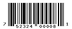 UPC barcode number 752324000081