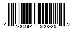 UPC barcode number 752364900099