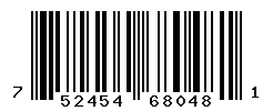 UPC barcode number 752454680481