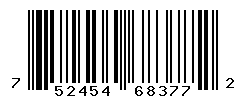 UPC barcode number 752454683772