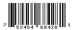 UPC barcode number 752454684281