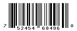 UPC 752454684960 barcode image