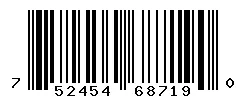 UPC barcode 752454687190
