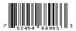 UPC barcode number 752454689033