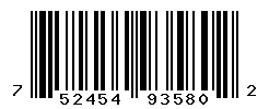 upc 752454935802 barcode image