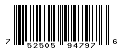 UPC barcode number 752505947976