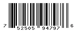 UPC barcode 752505947976
