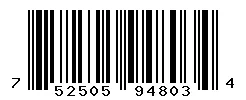 UPC barcode 752505948034