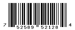 UPC barcode number 752589521284