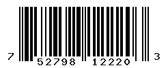UPC barcode number 752798122203