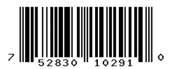 UPC barcode 752830102910