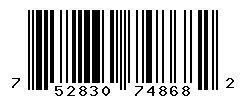 UPC barcode number 752830748682