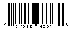 UPC barcode 752919990186