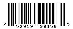UPC barcode 752919991565