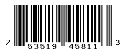 UPC barcode number 753519458113