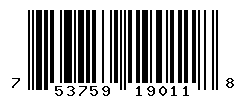 UPC barcode number 753759190118