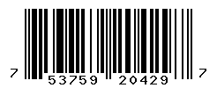 upc 753759204297 barcode image
