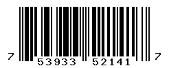 UPC barcode number 753933521417