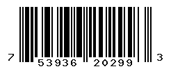upc 753936202993 barcode image