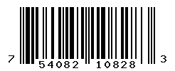 UPC barcode number 754082108283