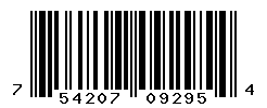 UPC barcode number 754207092954