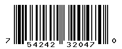 UPC barcode number 754242320470