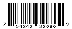 754242320609 barcode