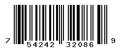 UPC barcode number 754242320869