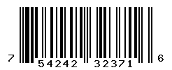 UPC barcode number 754242323716