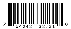 UPC barcode number 754242327318