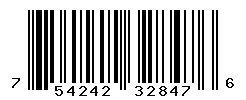 UPC barcode number 754242328476