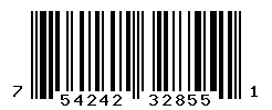 UPC barcode number 754242328551